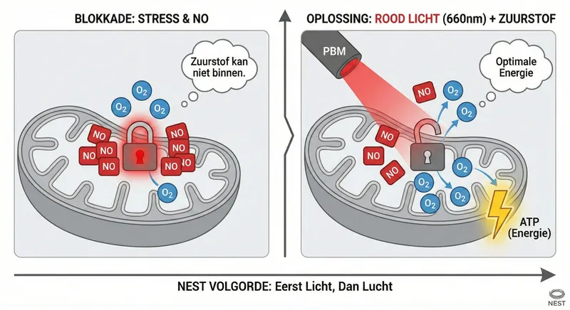 Licht vóór lucht: De fotobiomodulatie paradox