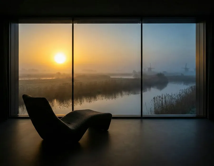 Het uitzicht over De Deelen vanuit NEST