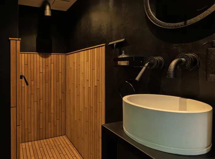 De badkamer van de suite